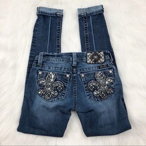 Miss Me Jeans Mid Rise Skinny Size 26